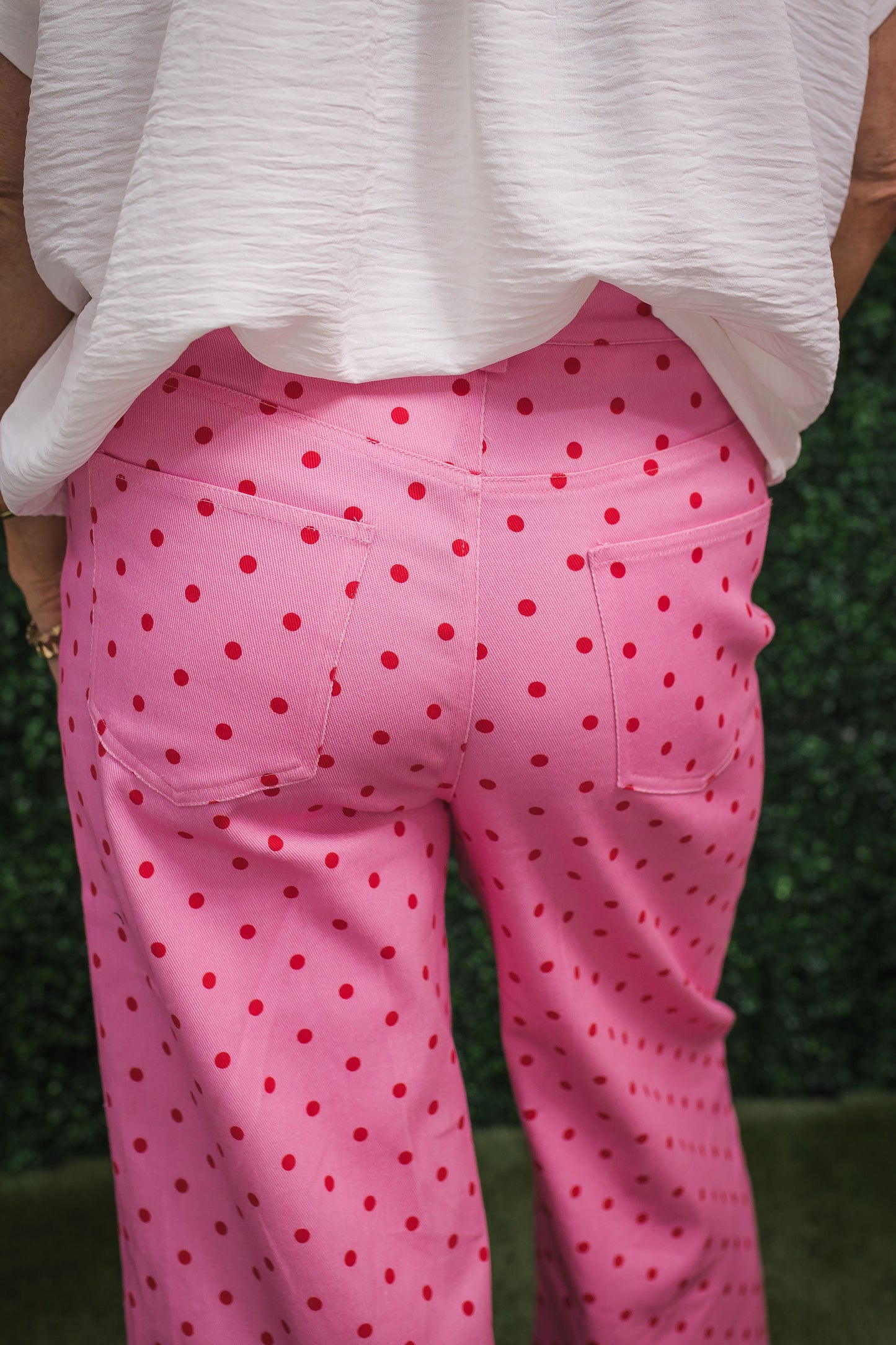 Polkadot Wide Leg Pants