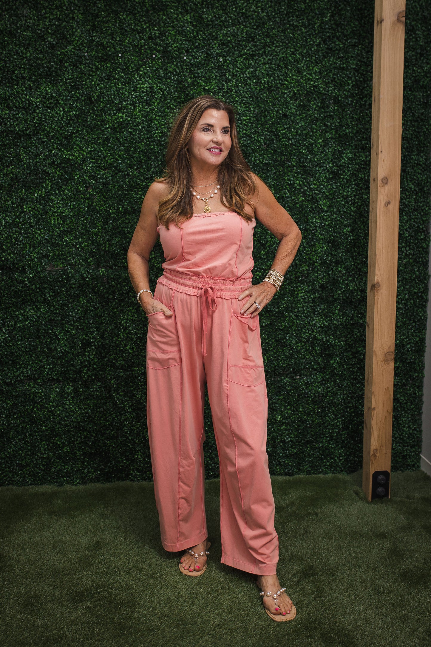 Greta Mineral Washed Jumpsuit