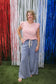 Denim Mineral Washed Straight Leg Pant