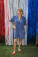 Smocked Denim Mini Dress