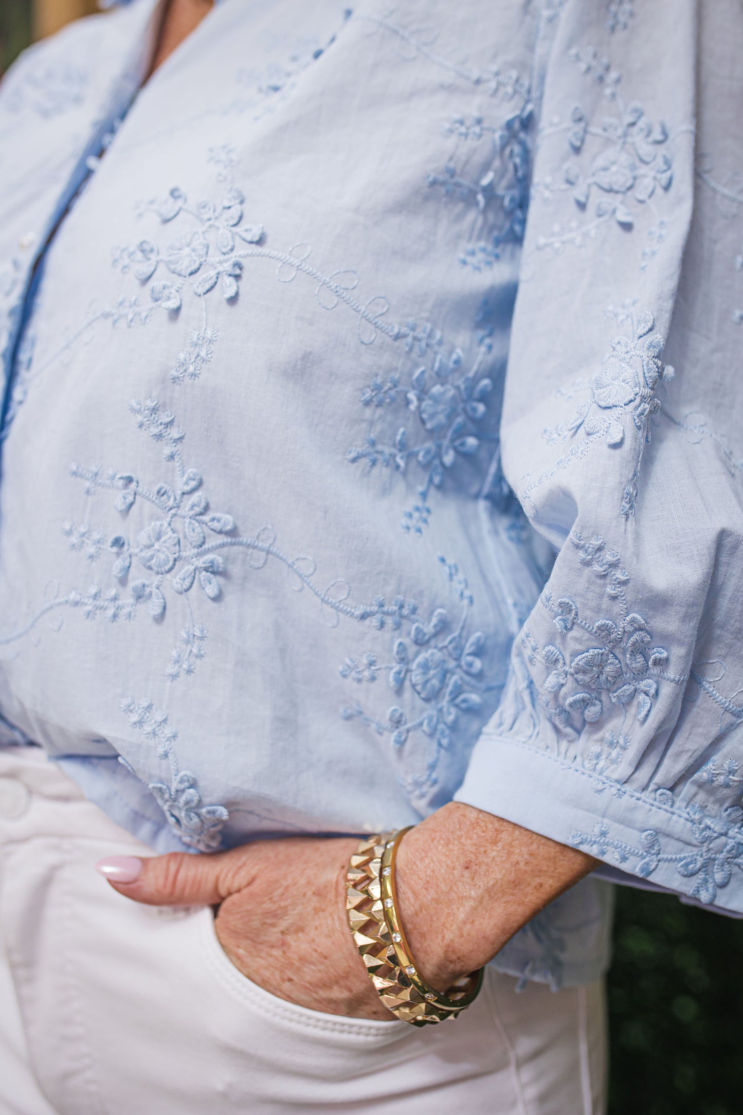 Darla Floral Embroidered Top