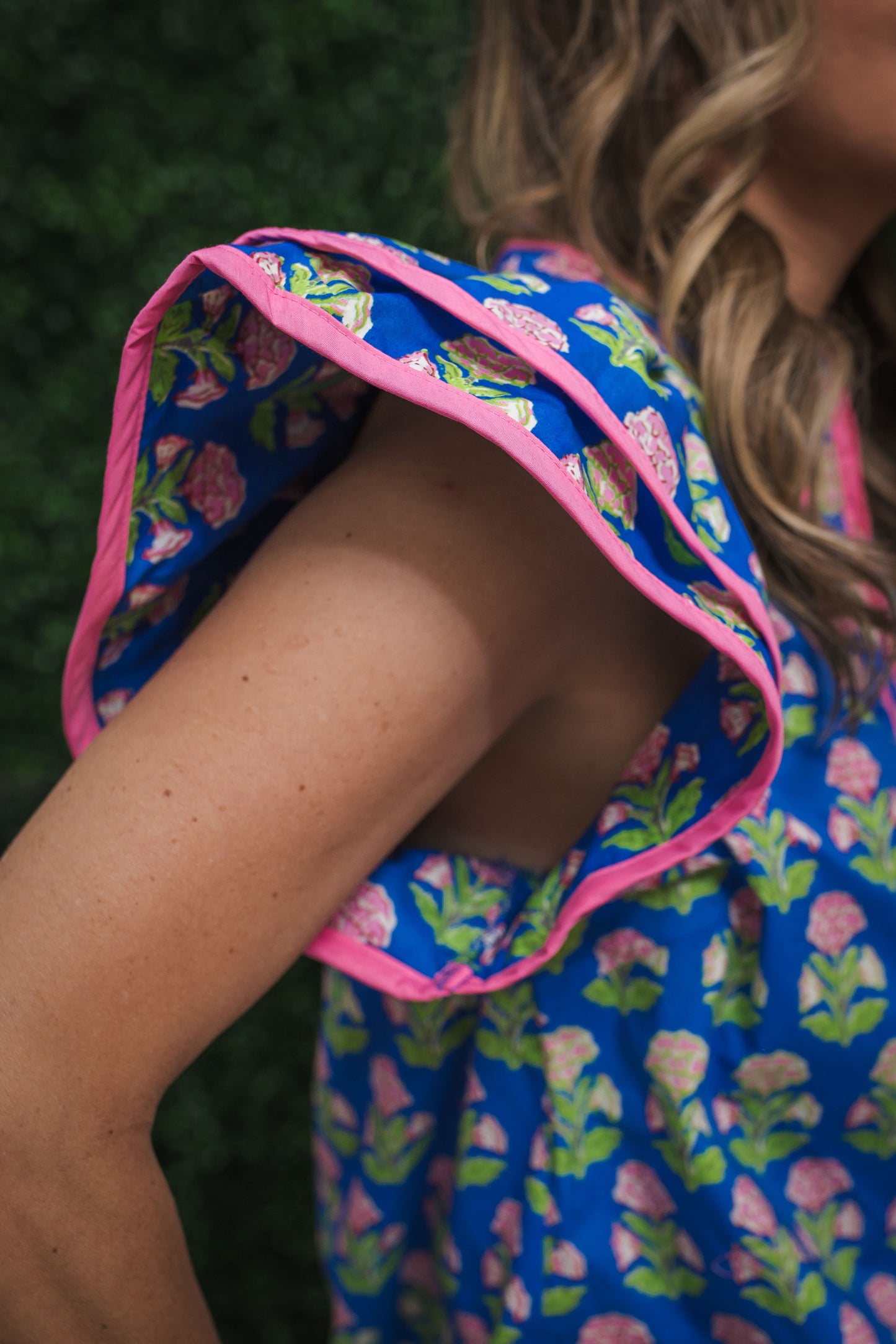 Shaun Floral Print Flutter Sleeve