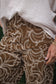 Toffee & Cream Embroidered Pants
