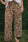 Toffee & Cream Embroidered Pants