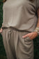 Olive Solid Knit Set
