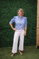 Polka Dot Collared Puff Sleeve