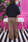 Jamie Zebra Print Wide Leg Pant