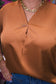 Paige Satin Vneck Blouse