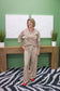 Leopard Print Star Patch Loose Fit Set