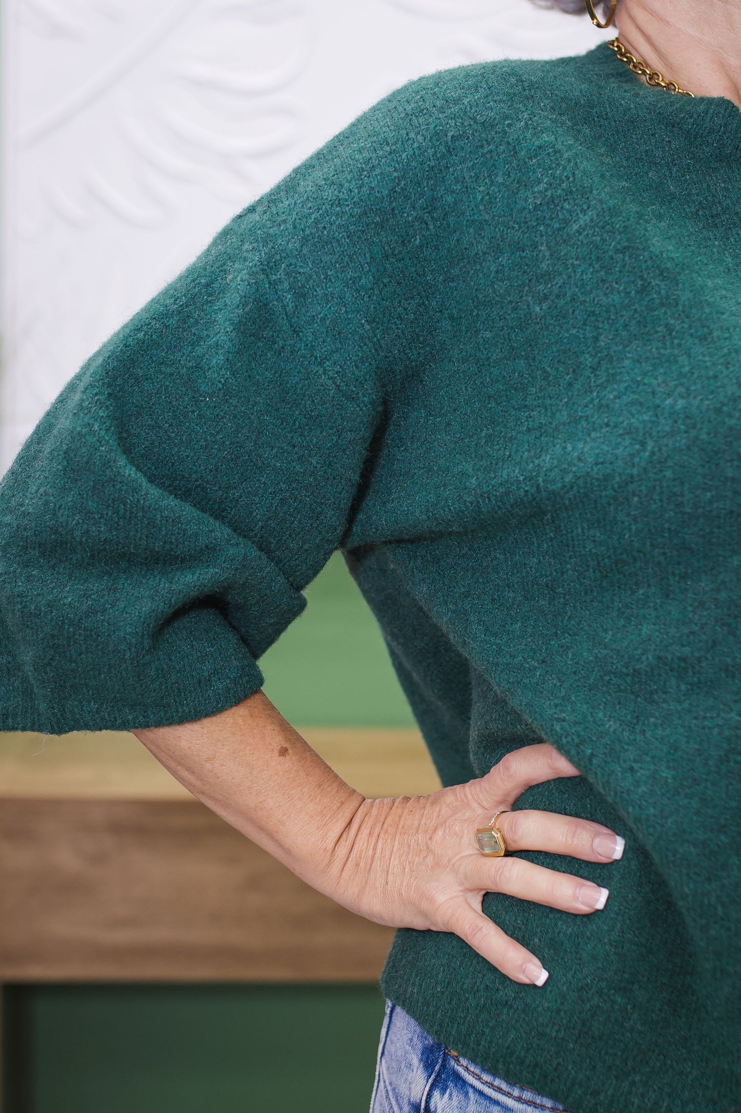 Kari 3/4 Sleeve Sweater