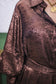 Gwen Metallic Dress w/Tie