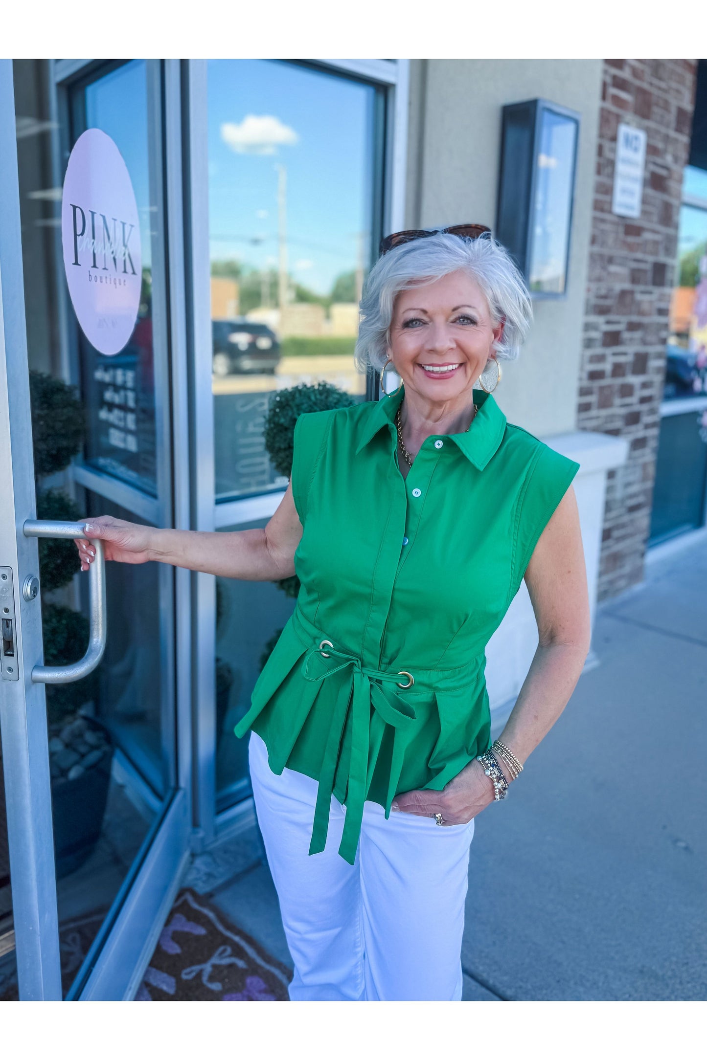 Victoria Cap Sleeve Top