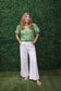 Greta Green Floral Blouse