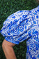 Malta Damask VNeck Blouse