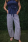 Midge Striped Barrel Pants