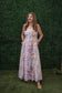 Enchanted Garden Patchwork Midi Dress