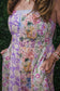 Enchanted Garden Patchwork Midi Dress