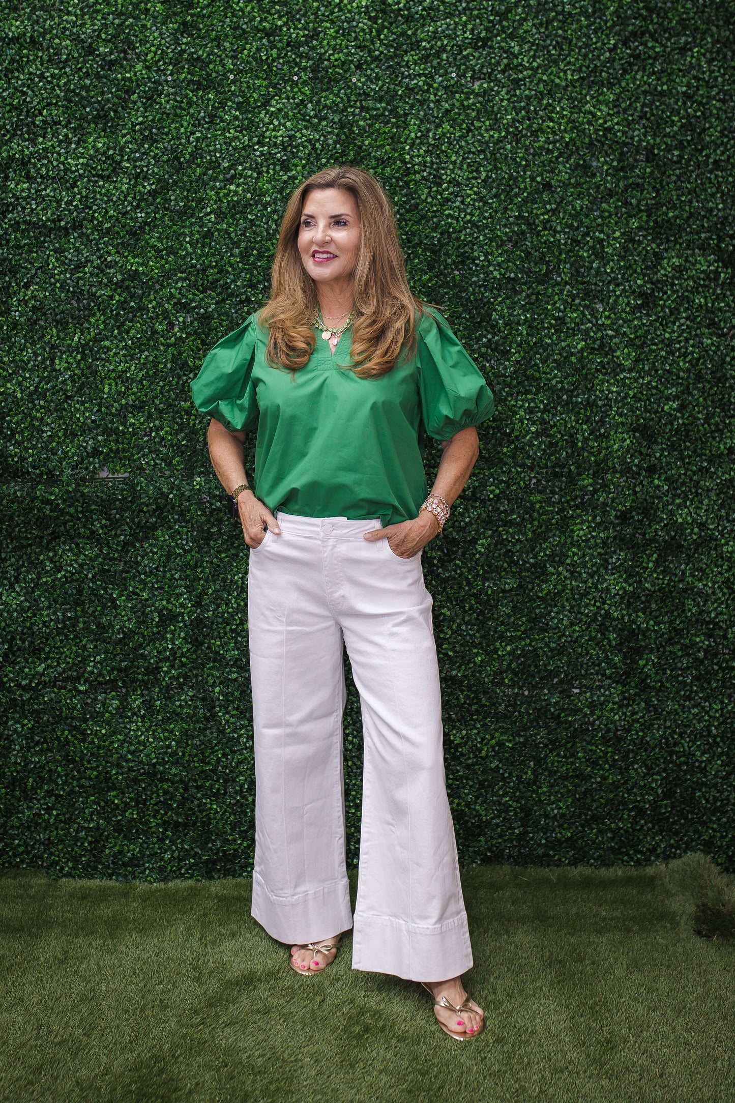 Brooklyn Solid Woven Blouse