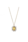 Tova Edith Rectangle Pendant Champagne