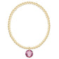 enewton 3mm Gold Reflection Birthstone Bracelets