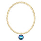 enewton 3mm Gold Reflection Birthstone Bracelets
