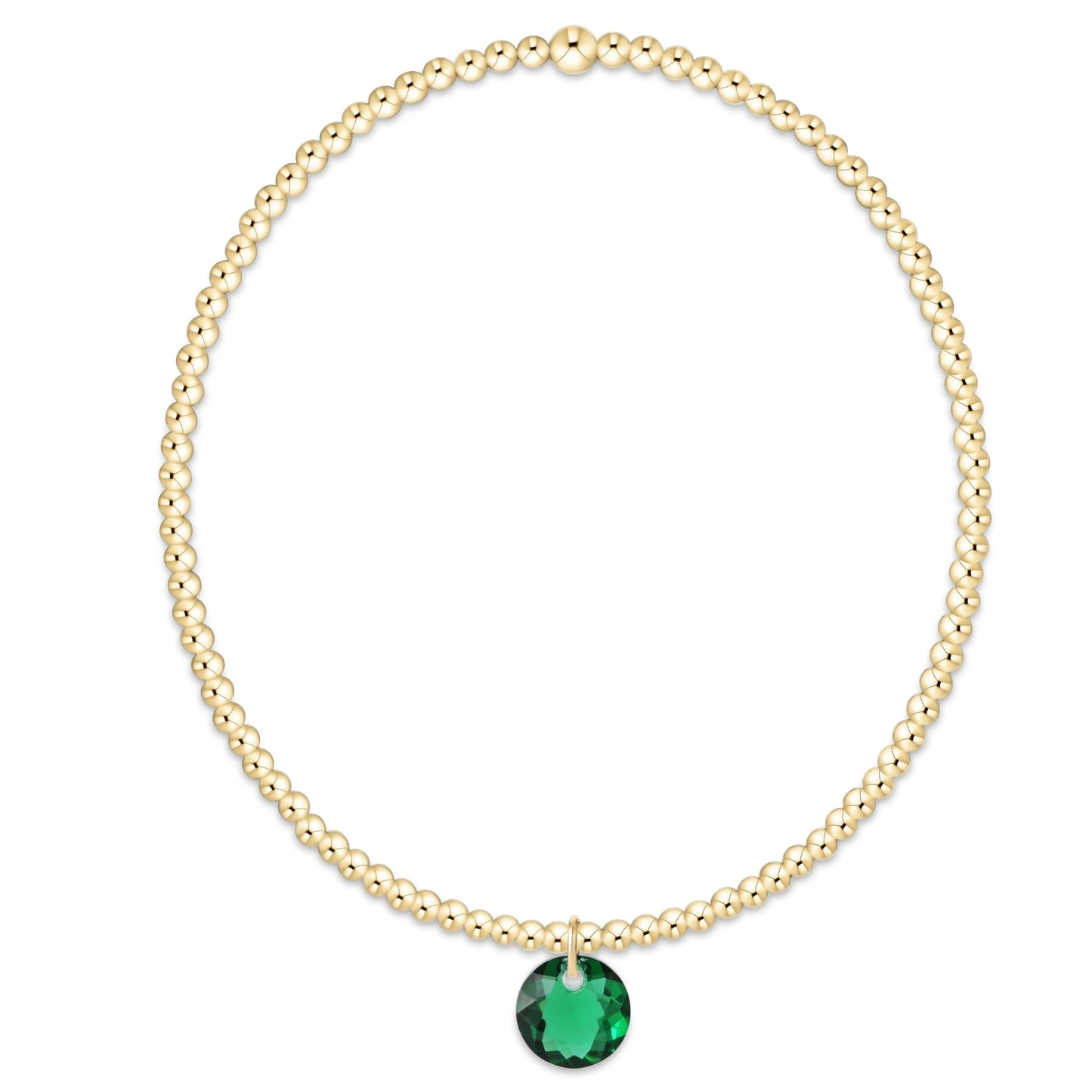 enewton Reflection 2mm Gold Birthstone Bracelets