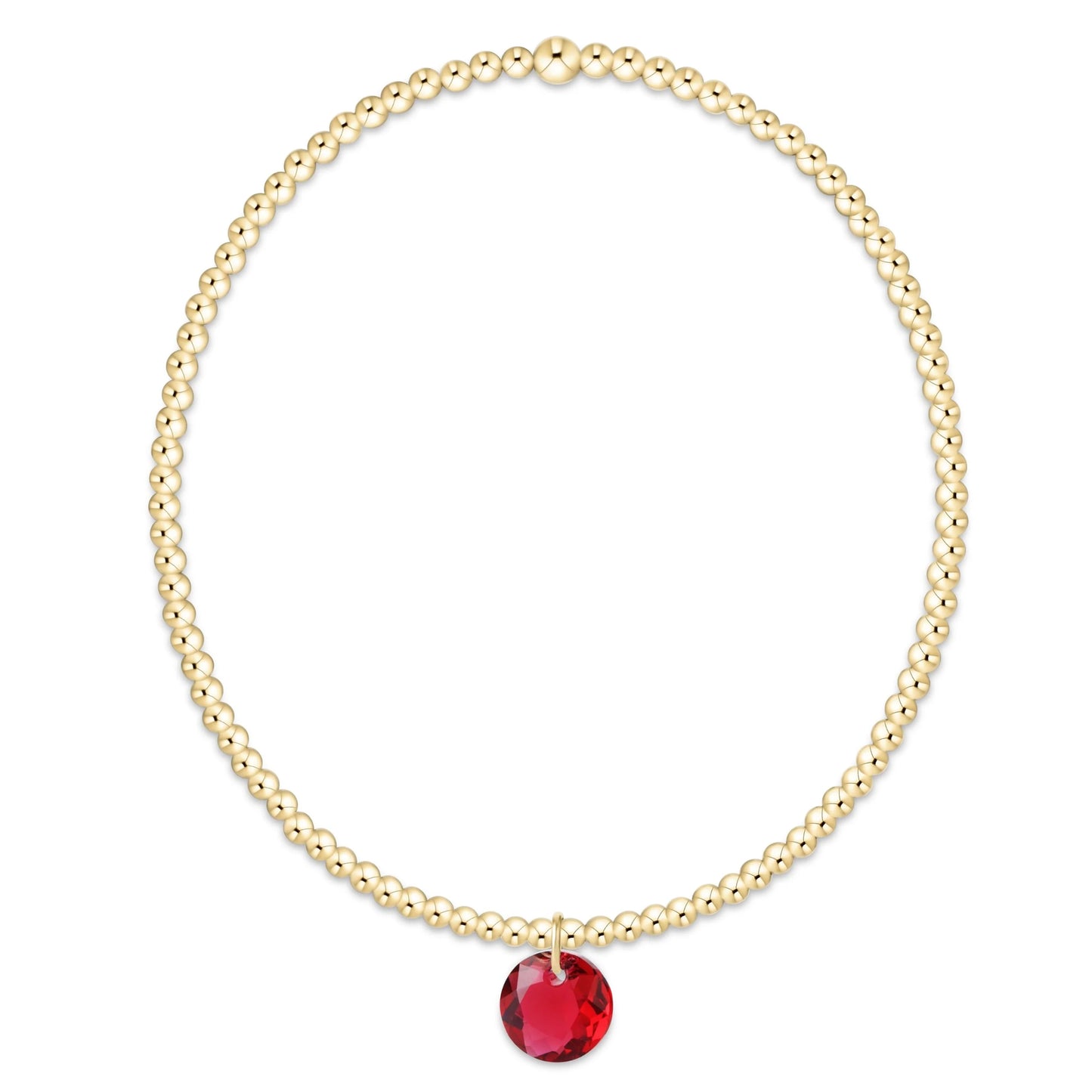 enewton Reflection 2mm Gold Birthstone Bracelets