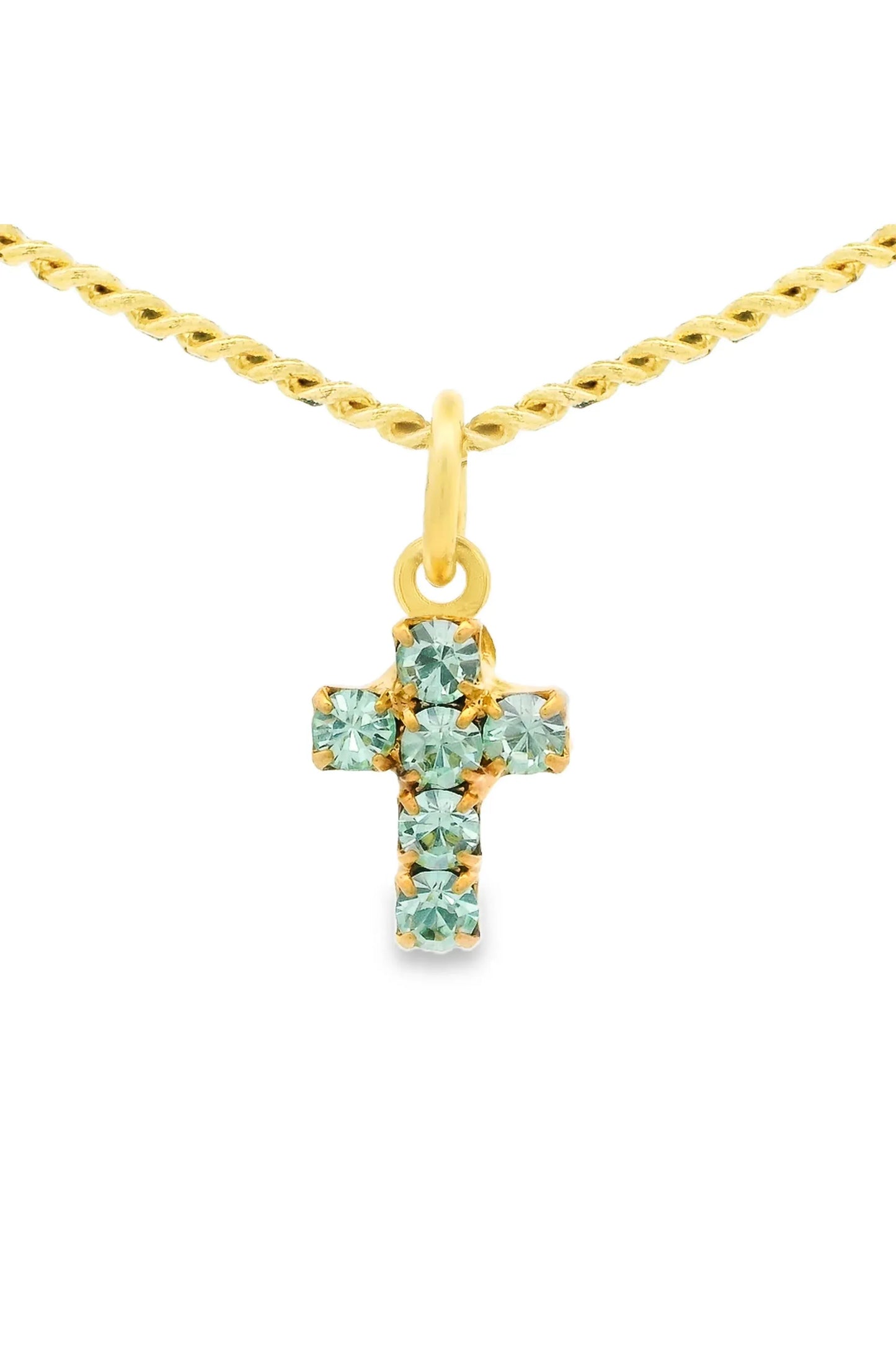 Tova Single Mini Cross Necklace