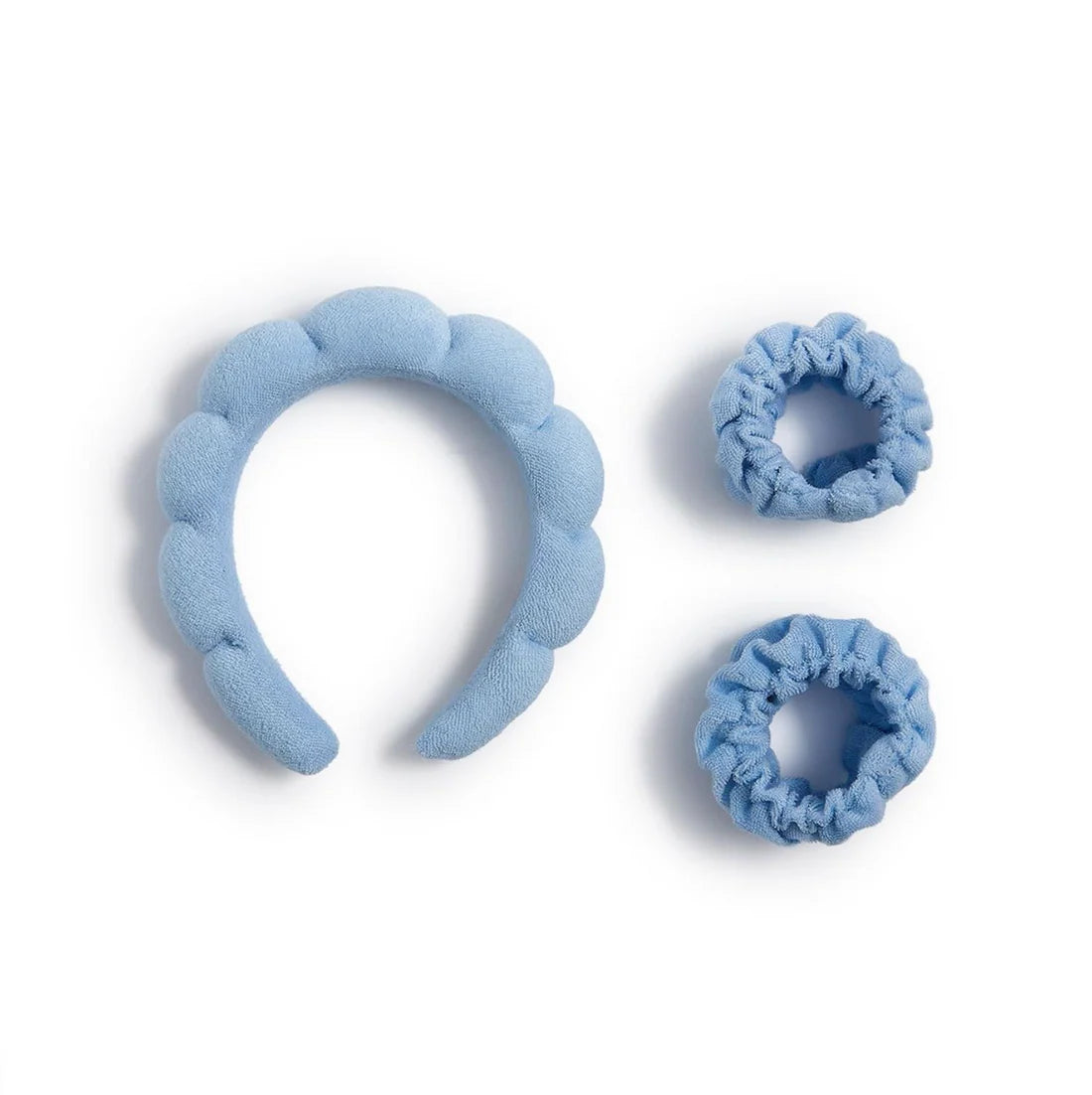 Prep and Glow Spa Bubble Head and Wristband Set.