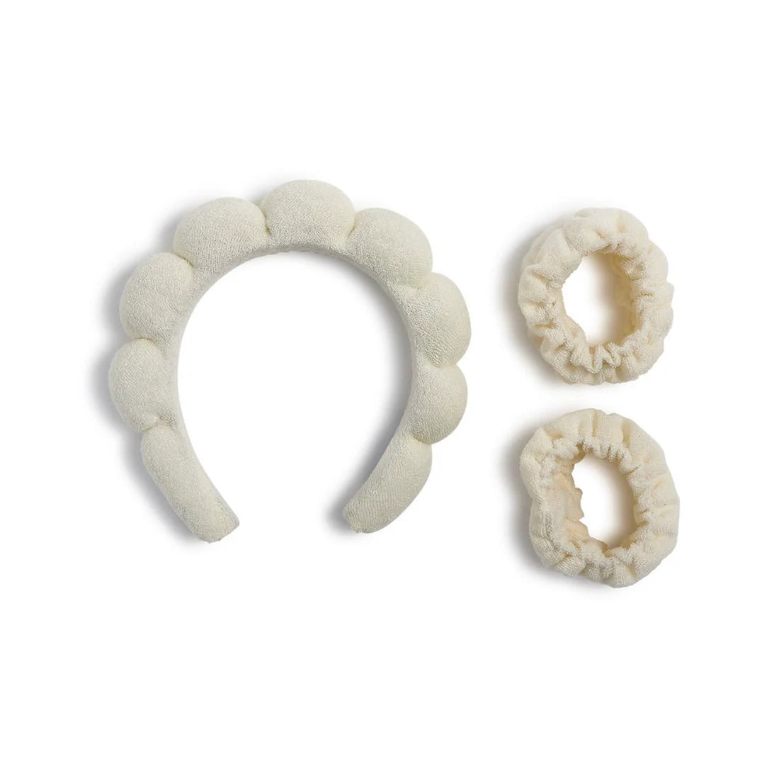 Prep and Glow Spa Bubble Head and Wristband Set.