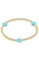 Signature Cross Gold Pattern 3mm Bead Bracelet (choice of 4 cross colors)✔️