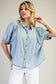 Audrey Classic Chambray Top