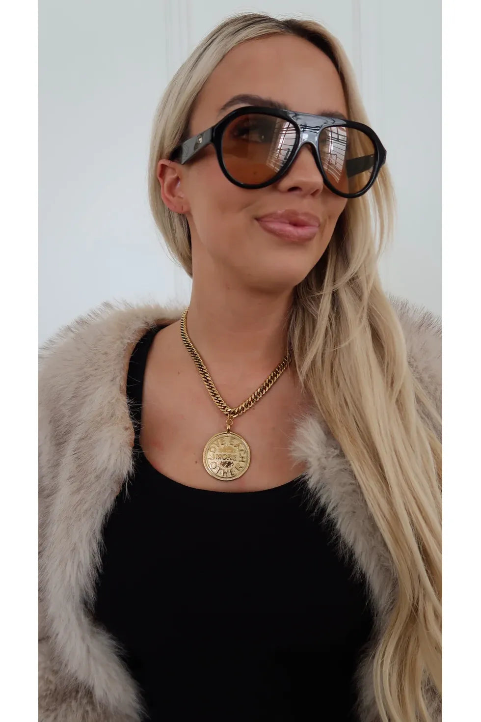 Love Each other Coin Necklace