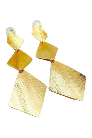 Triple Triangle Earrings