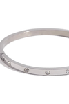 Silver Glam Bangle