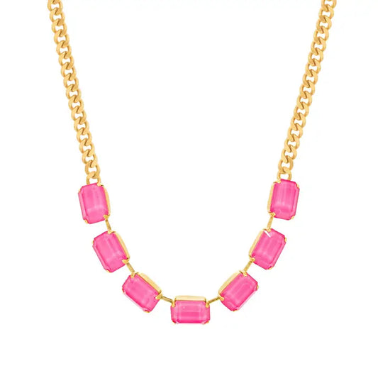 Tova Mini Jabari Necklace Ultra Fuchsia