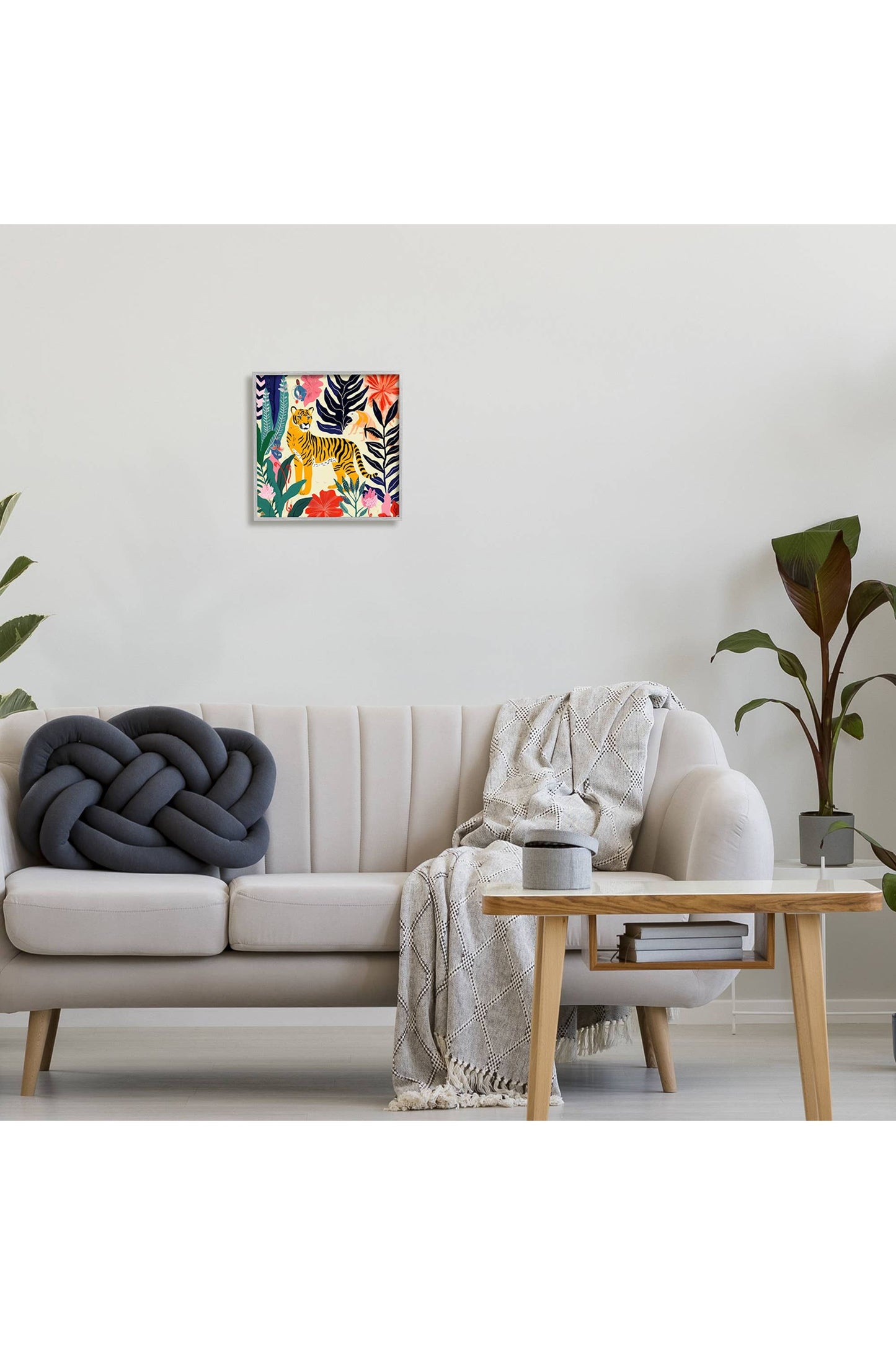 Tiger & Abstract Creatures Framed