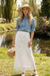 Polka Dot Collared Puff Sleeve