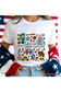 Happy 250th  America Doodle T-Shirt