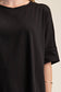 Cammie Oversized Pullover Round Neck Band Short Sleeve