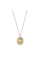 Tova Edith Rectangle Pendant Champagne