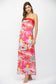 Take Me To The Beach Strapless Maxi