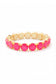 London Stretch Bracelet Pink