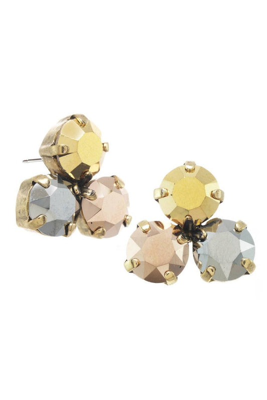 Ines Earrings in Mixed Metal