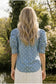 Polka Dot Collared Puff Sleeve