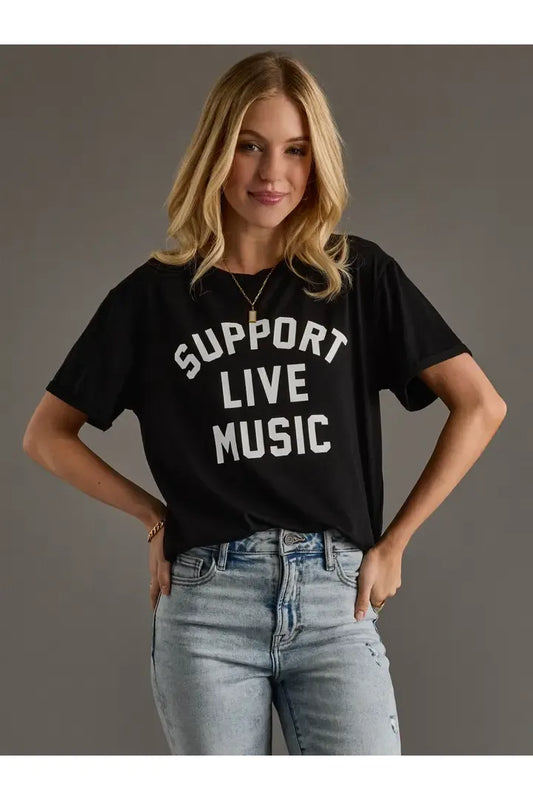 Support Live Music Tee