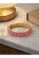 7 inch Octavia Stretch Bracelet - Pink