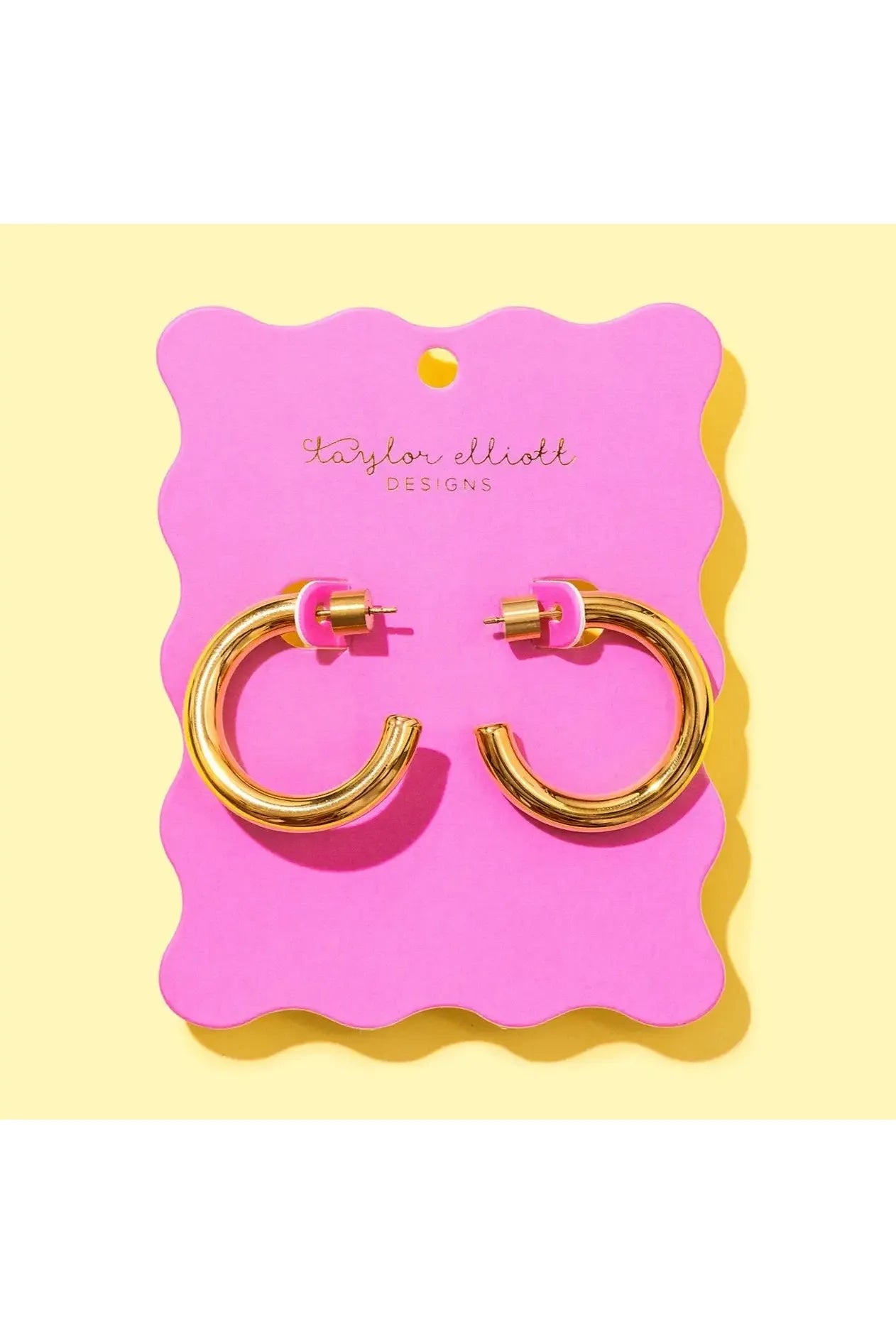 Terry Hoop Earrings - Medium