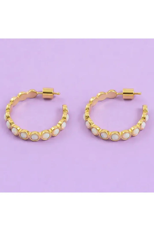 Mabel Opal Hoop