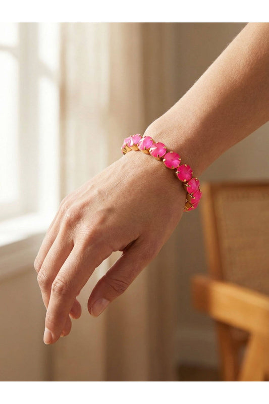 London Stretch Bracelet Pink